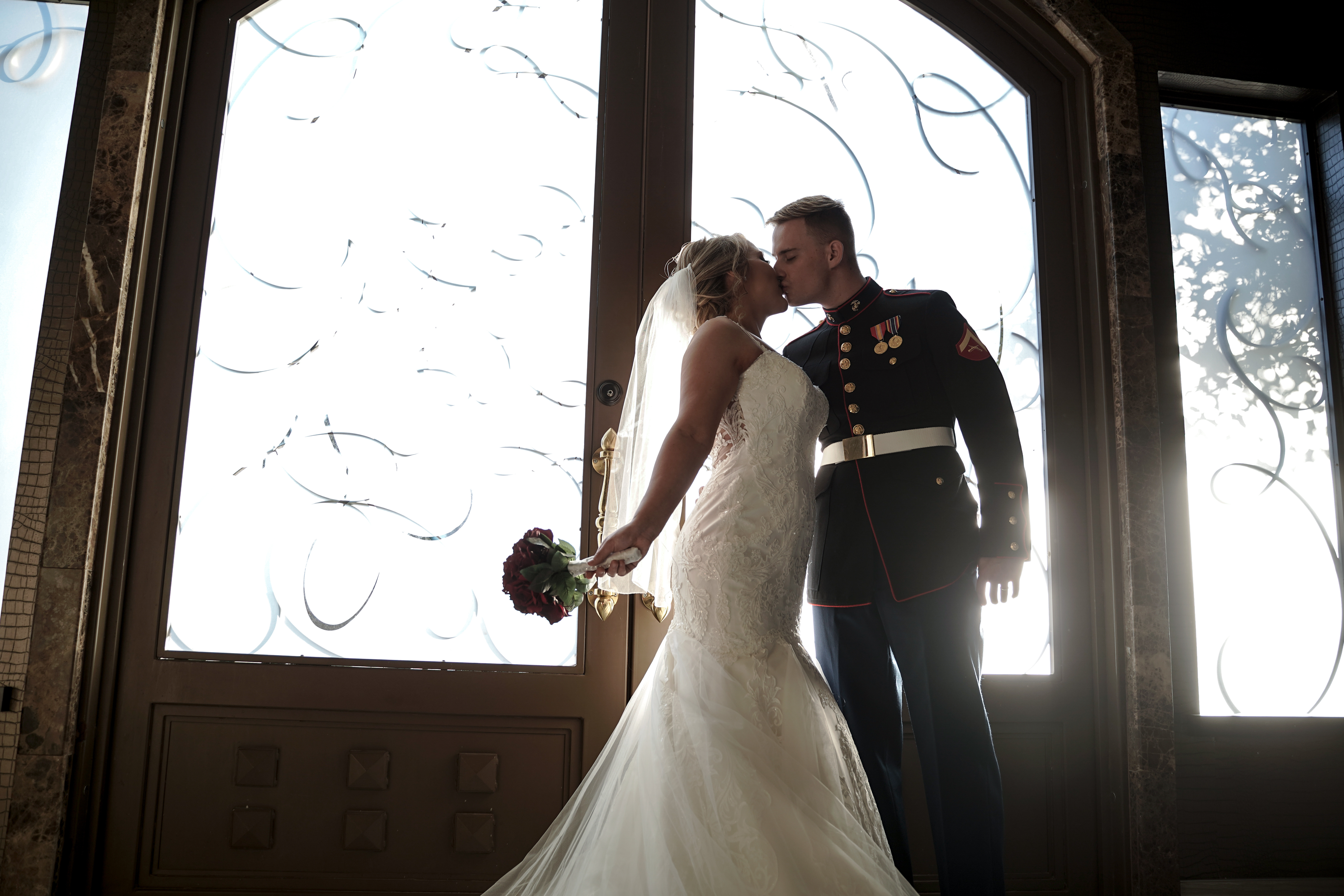 Chapel of the Flowers couple portrait